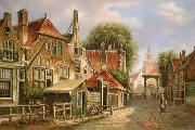 unknow artist European city landscape, street landsacpe, construction, frontstore, building and architecture. 176 oil painting picture wholesale